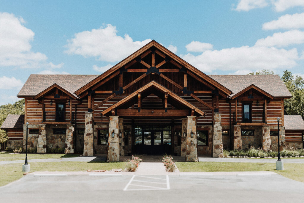 Alvarado Wedding Venue Lodge Mountain Resort Style with Wood and Stone