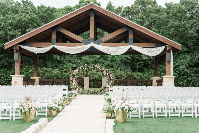 The Springs in Denton The Ranch Wedding Event Venue Ceremony