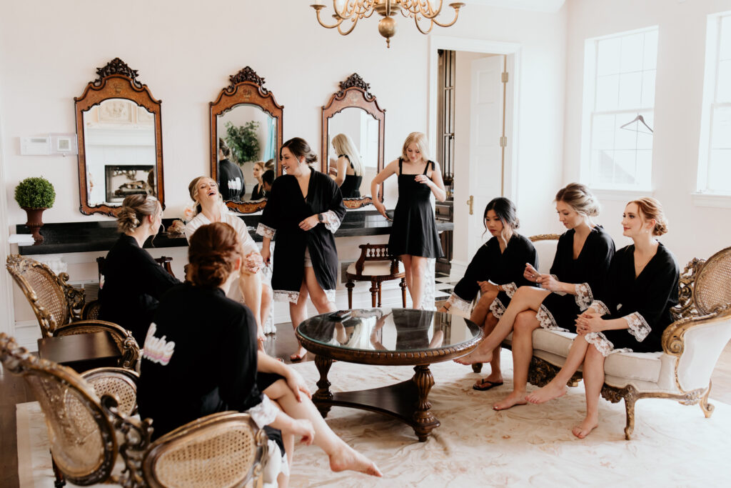 Valley View Dallas Texas Wedding Venue bridesmaid get ready Contact Us