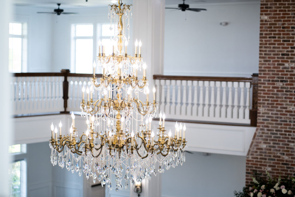 Weatherford Parker Manor Dallas Texas Wedding Venue crystal grand chandeliers