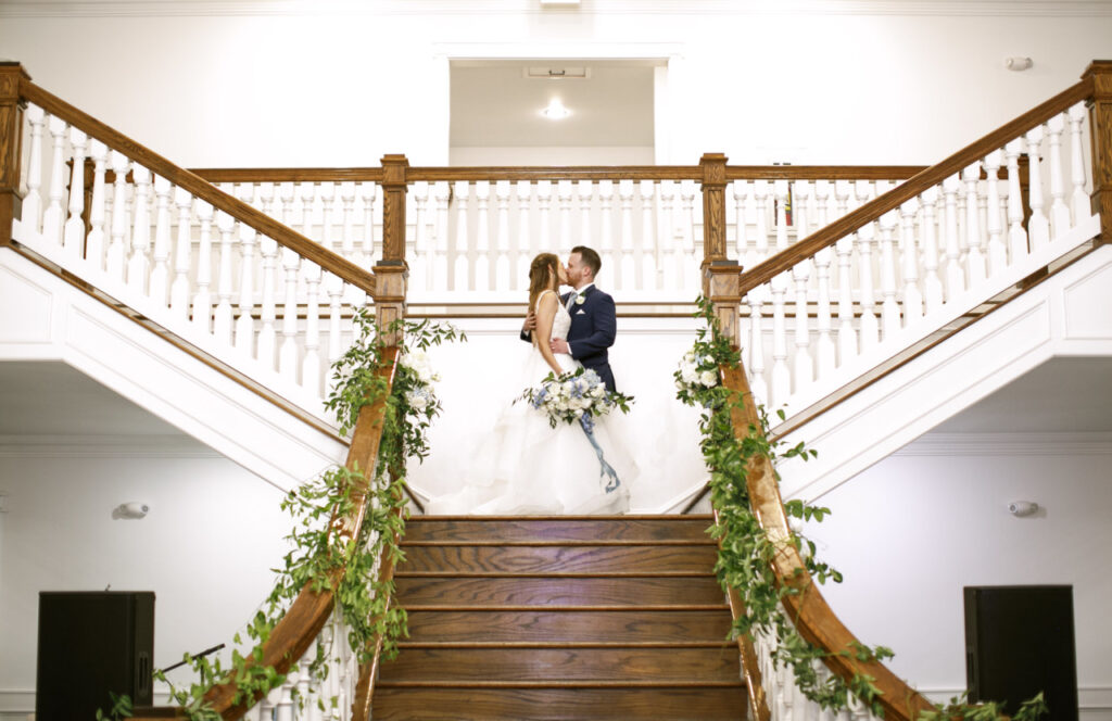 Weatherford Parker Manor Dallas Texas Wedding Venue mr and mrs kissing