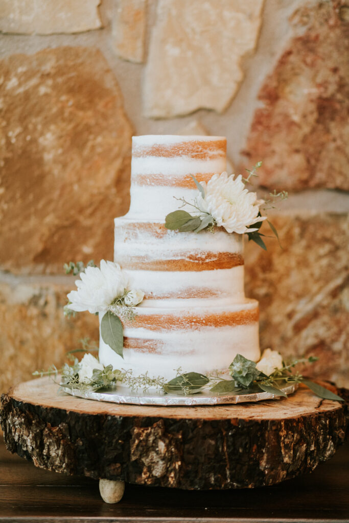 Naked Wedding Cake