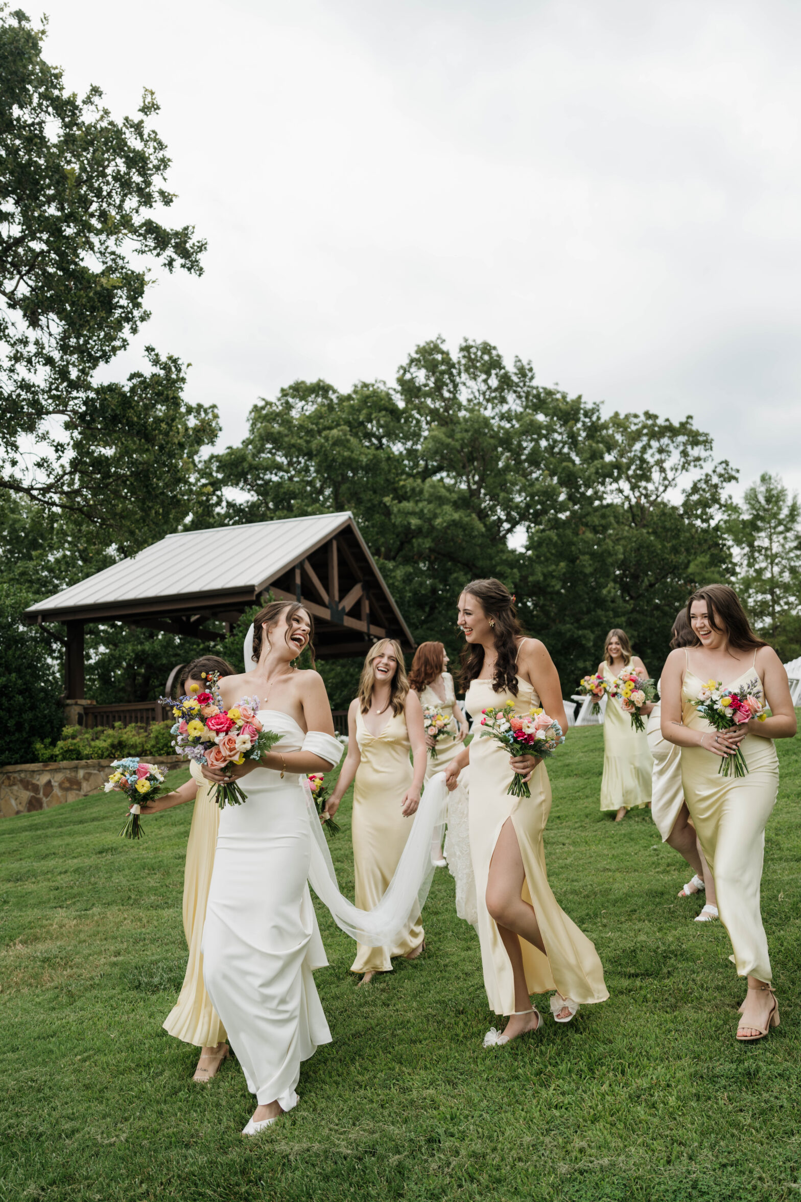 The Springs in Norman Oklahoma Wedding Venue Bridesmaids