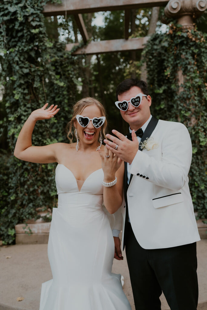Bride and Groom Wedding Reception The Springs in Waxahachie The Springs DJ & Catering