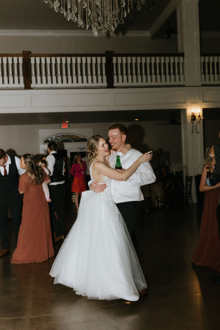 The Springs in Angleton Bride and Groom Wedding Reception